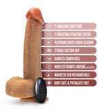 Dr. Skin Silicone - Dr. Phillips - 8.5 Inch Thrusting Dildo