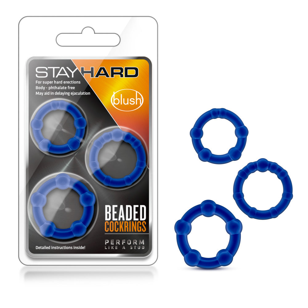Stay Hard - Beaded Cock Rings