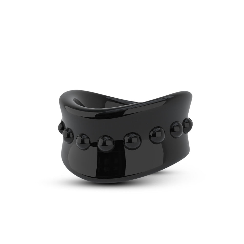 Stay Hard - Beef Ball Stretcher X Long - 1.5 Inch Diameter - Black
