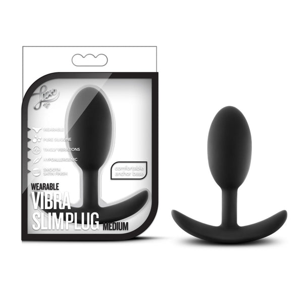 Luxe - Wearable Vibra Slim Plug - Medium