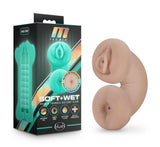 M for Men - Double Trouble Glow in the Dark Stroker - Vanilla