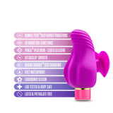 Aria Erotic AF Curved Plum 3.25-Inch Vibrating Rechargeable Mini Vibrator