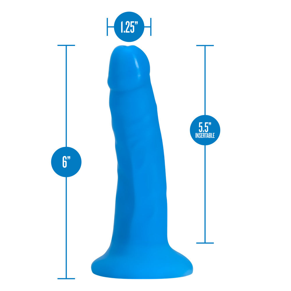 Neo Elite - 6 in Silicone Dual Density Dildo