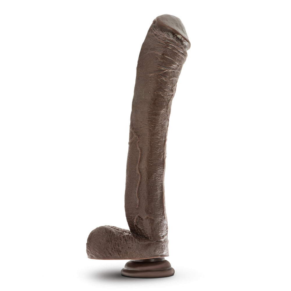 Dr. Skin - Mr. Ed 13in Dildo with Suction Cup - Chocolate