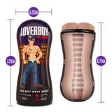 Loverboy Bad Boy Next Door Self Lubricating Realistic Beige Masturbator / Stroker