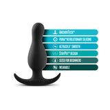 Anal Adventures Platinum - Curve Plug - Black