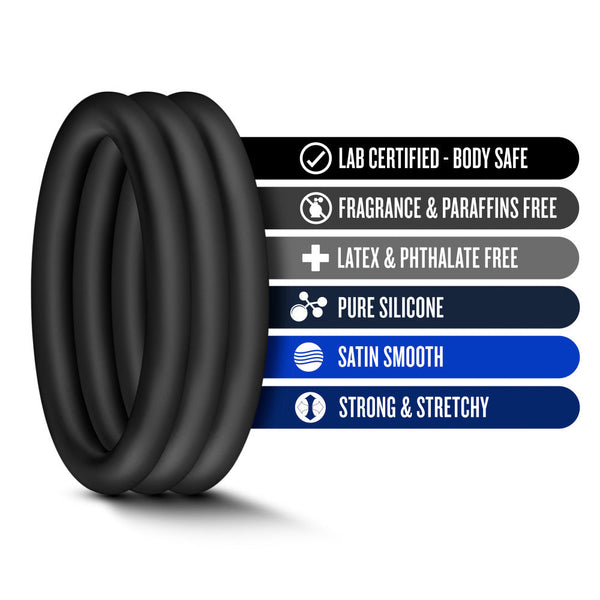 Performance - VS3 C-Rings - Large - Black