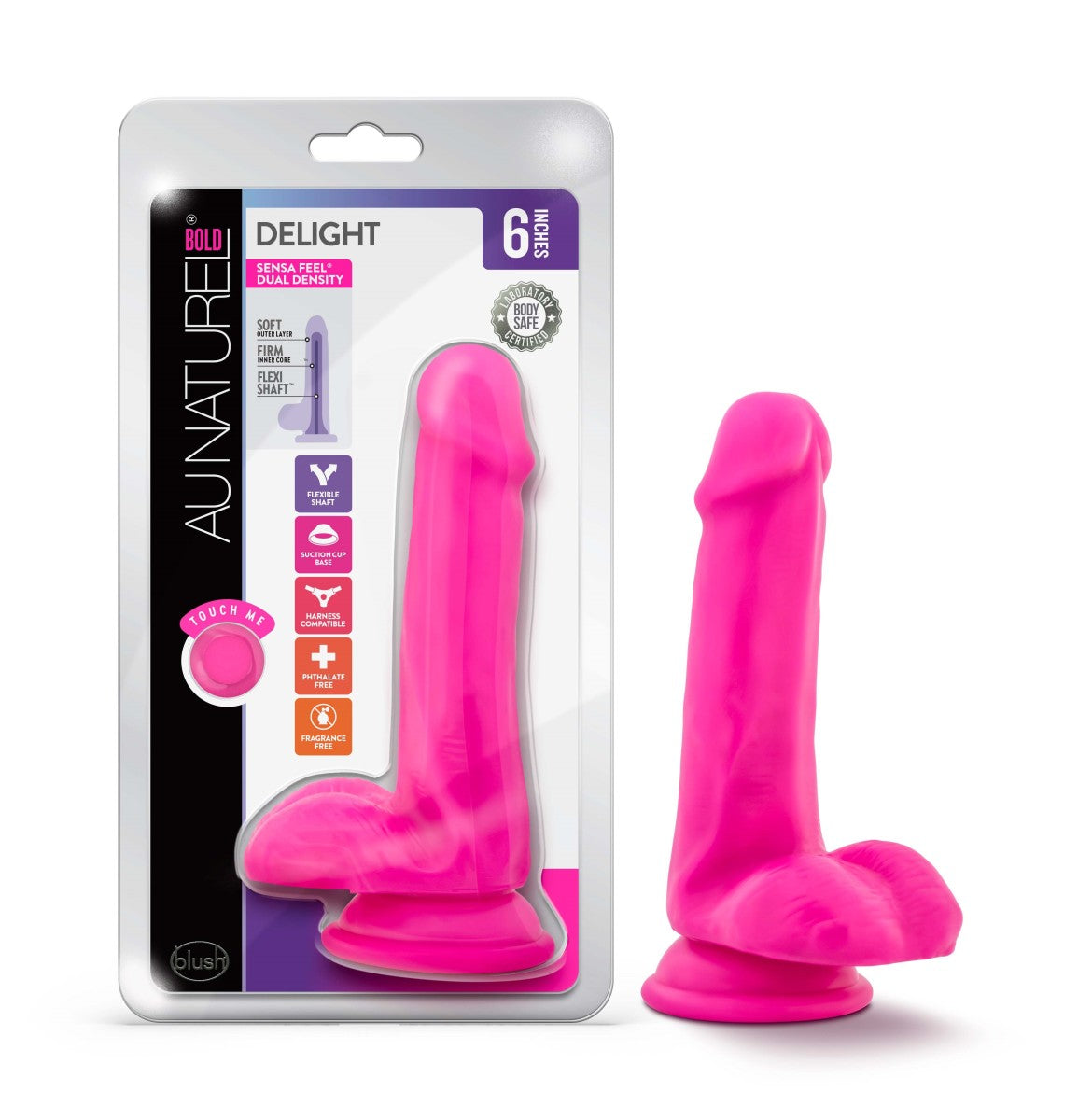 Au Naturel Bold - Delight - 6 in Dildo