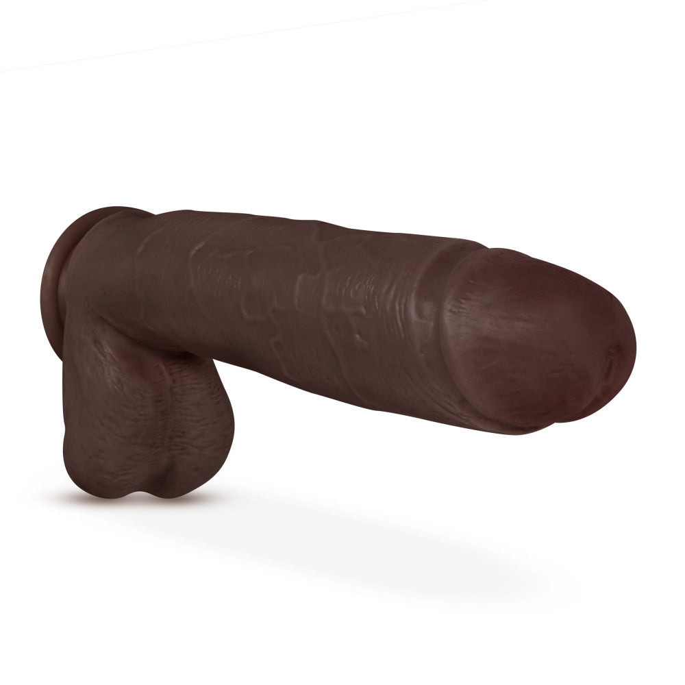 Dr. Skin - Mr. Mister 10.5in Dildo with Suction - Chocolate