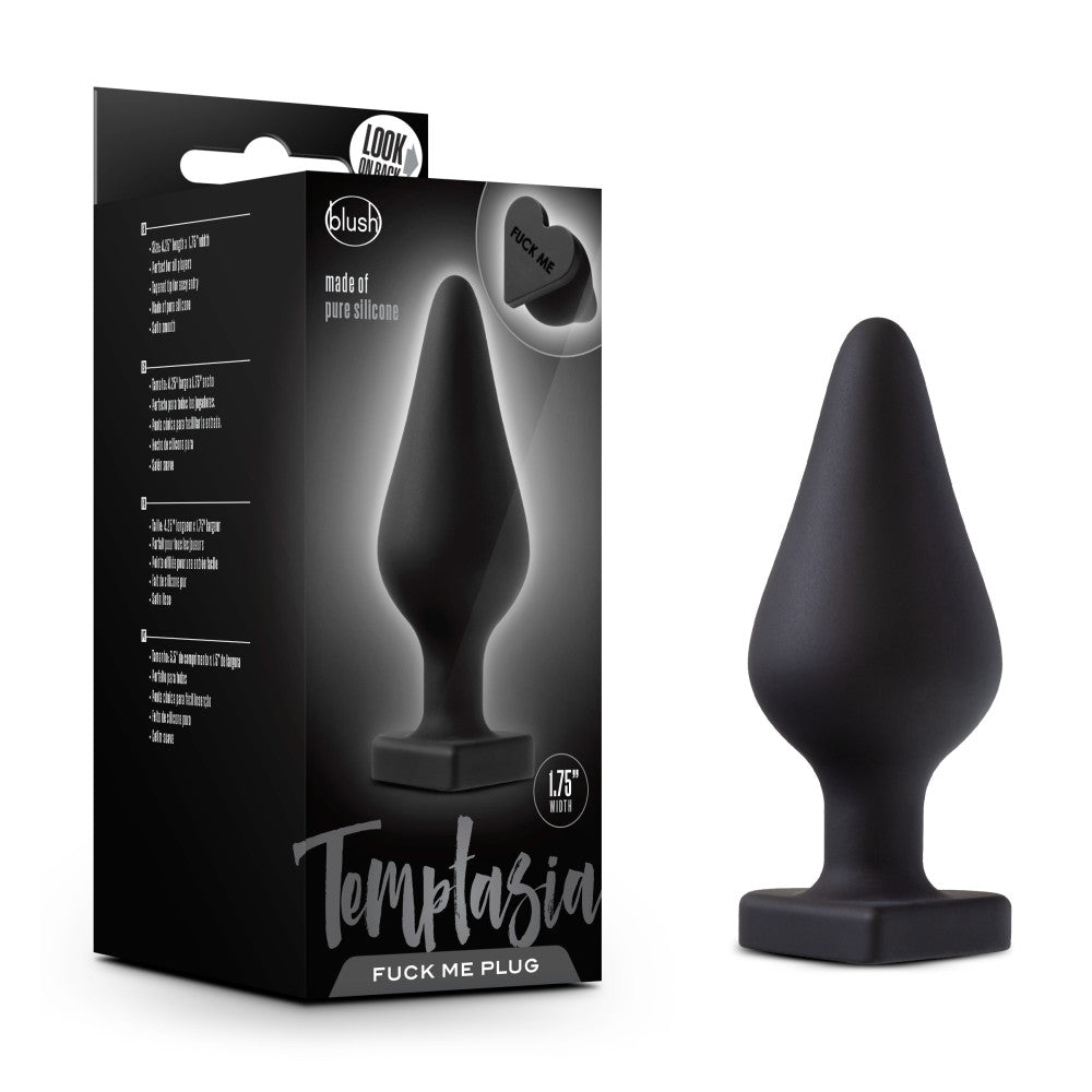 Temptasia - Fuck Me Butt Plug - Black
