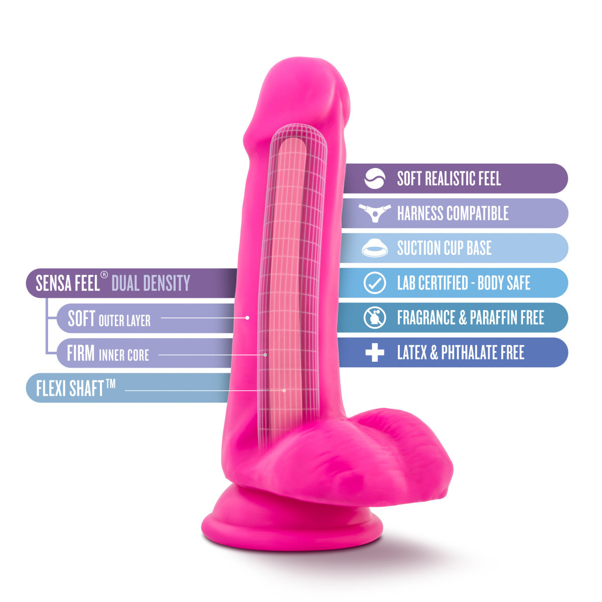 Au Naturel Bold - Delight - 6 in Dildo