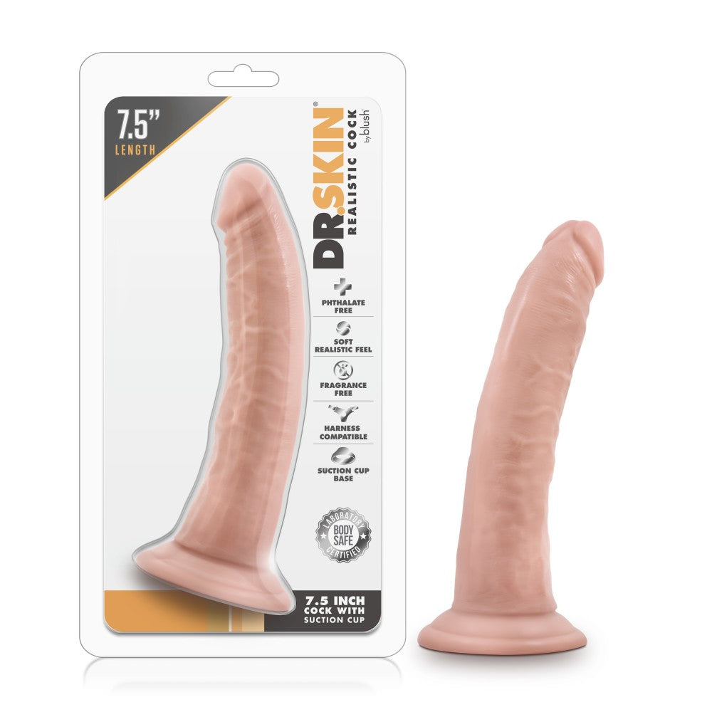 Dr. Skin - 7 in Dildo with Suction Cup