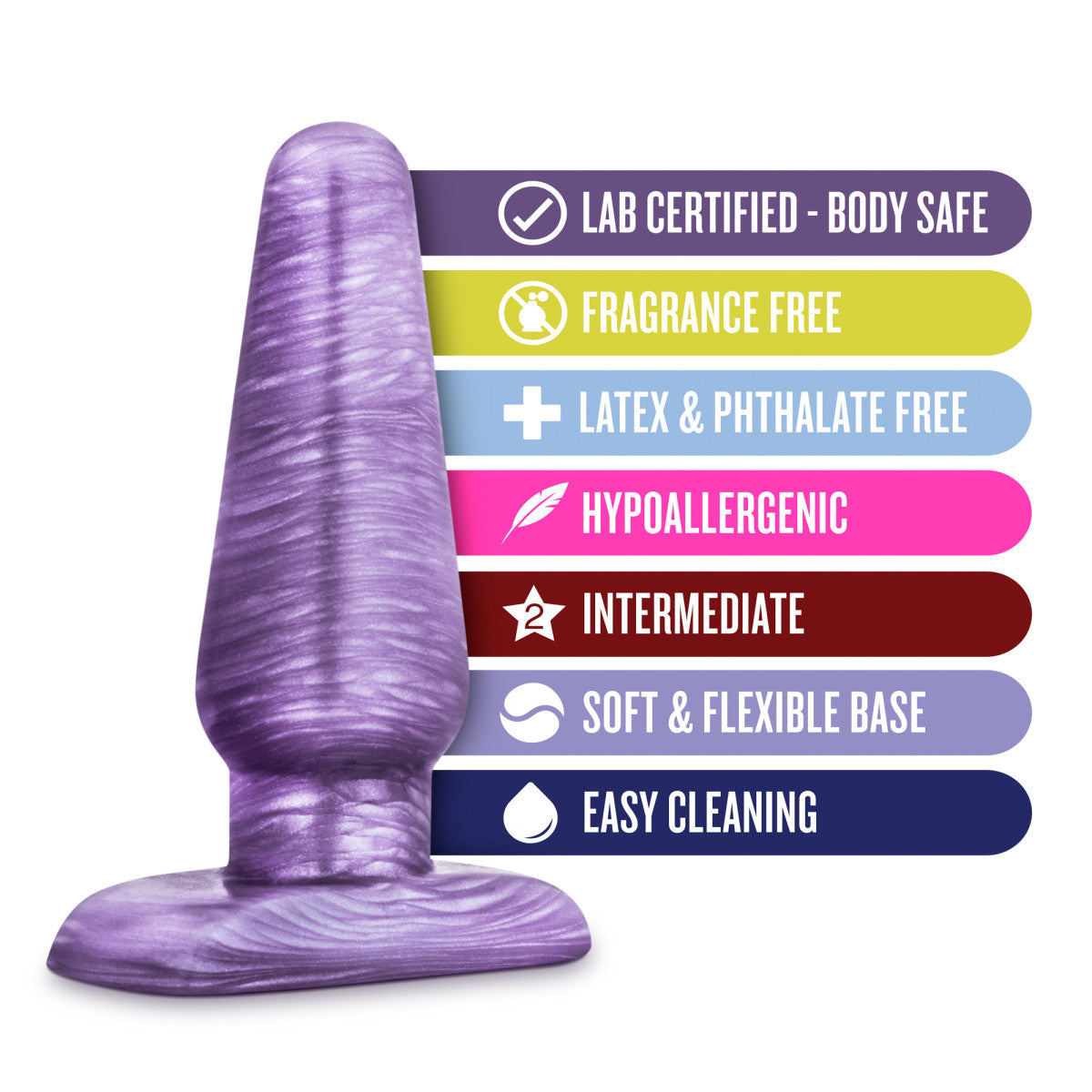 B Yours - Medium Cosmic Plug - Purple