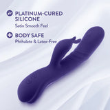 Harper 8.75 Inch G Spot Clitoral Dual Stimulation Silicone Rabbit