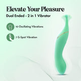 Blush Collection Stella Rechargeable Silicone Dual End Vibrator