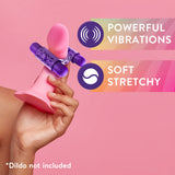 Play With Me - Double Play - Dual Vibrating Cock Ring - Purple