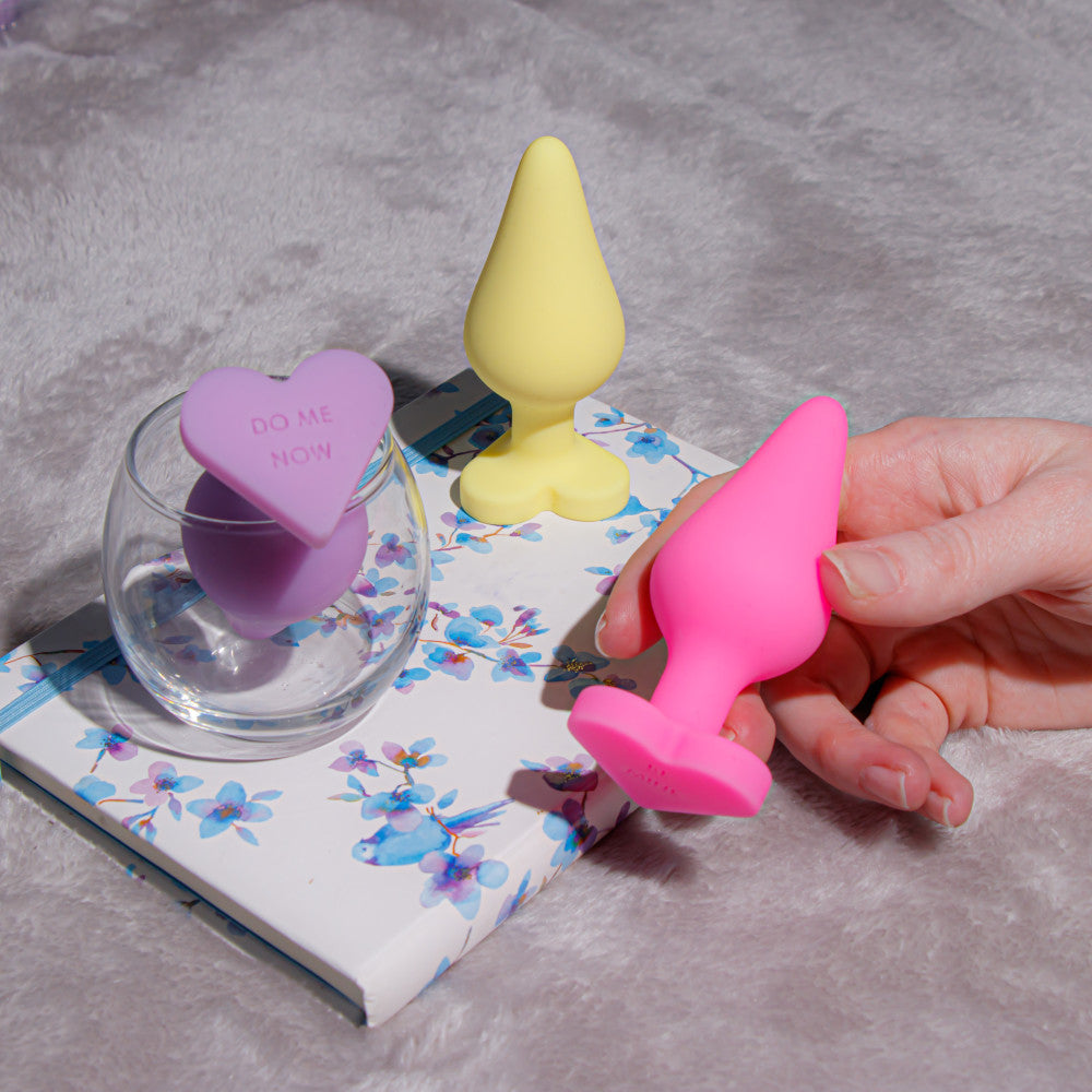 Play with Me - Naughty Candy Heart - Be Mine - Pink