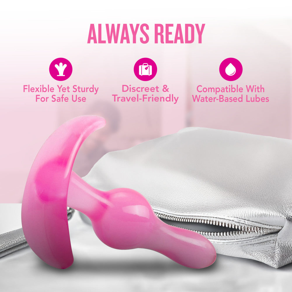 B Yours - Curvy Anal Plug - Pink
