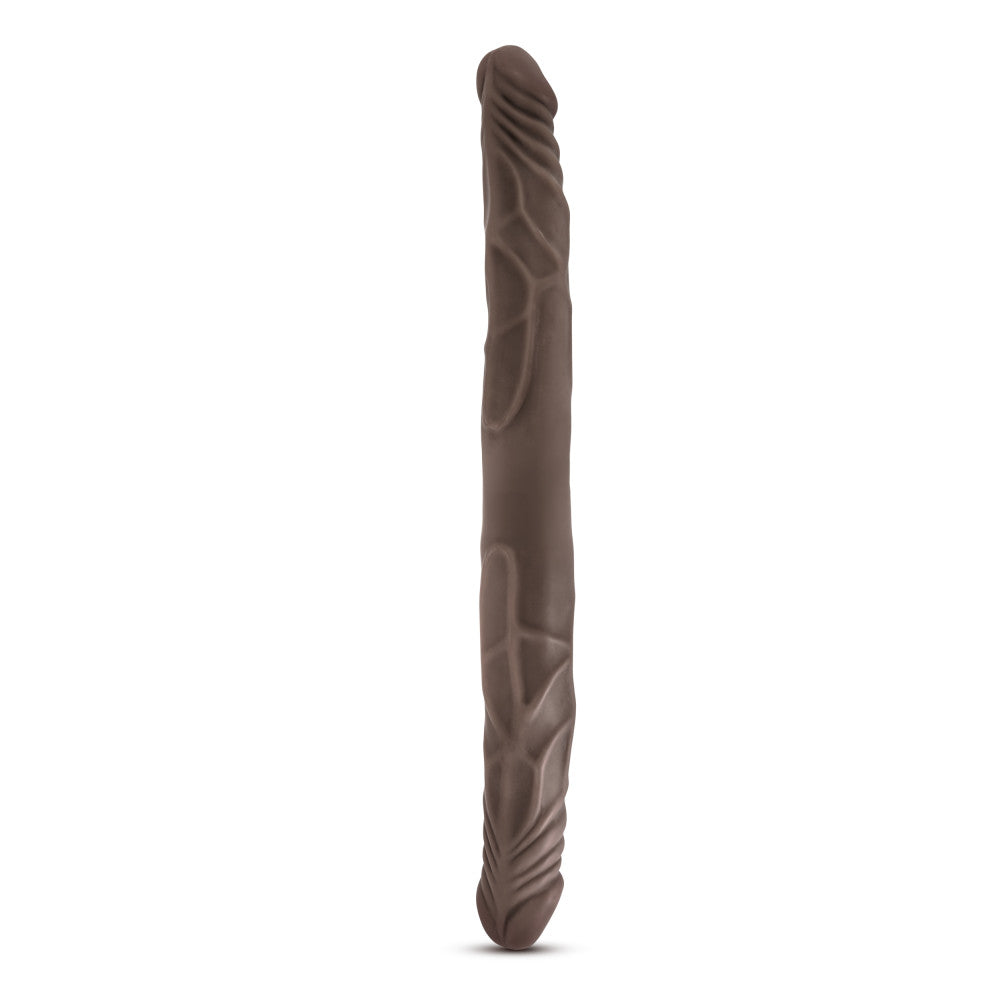 Dr. Skin - 14in Double Dildo - Chocolate