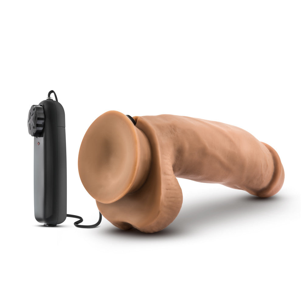Loverboy - MMA Fighter - 7in Vibrating Realistic Cock - Mocha