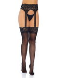 Mia Opaque Garter Belt Stockings