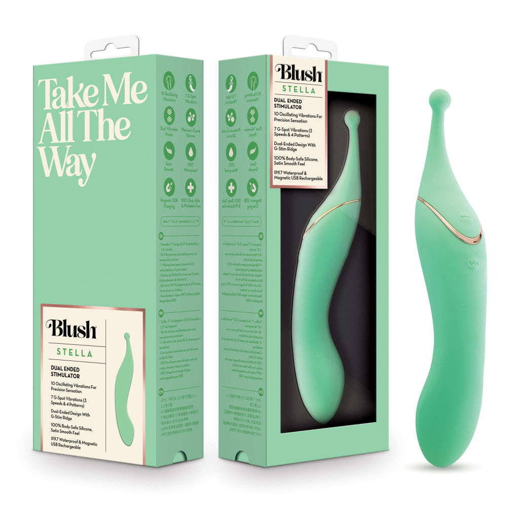 Blush Collection Stella Rechargeable Silicone Dual End Vibrator