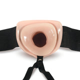 Dr. Skin - 6 in Hollow Strap On - Vanilla