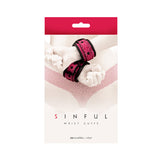Sinful Wrist Cuffs - Black