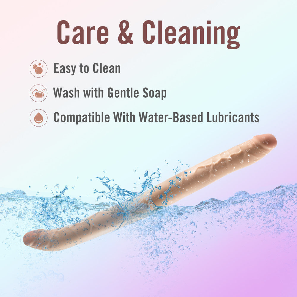 Dr. Skin Plus Posable Double Dong 16.5in