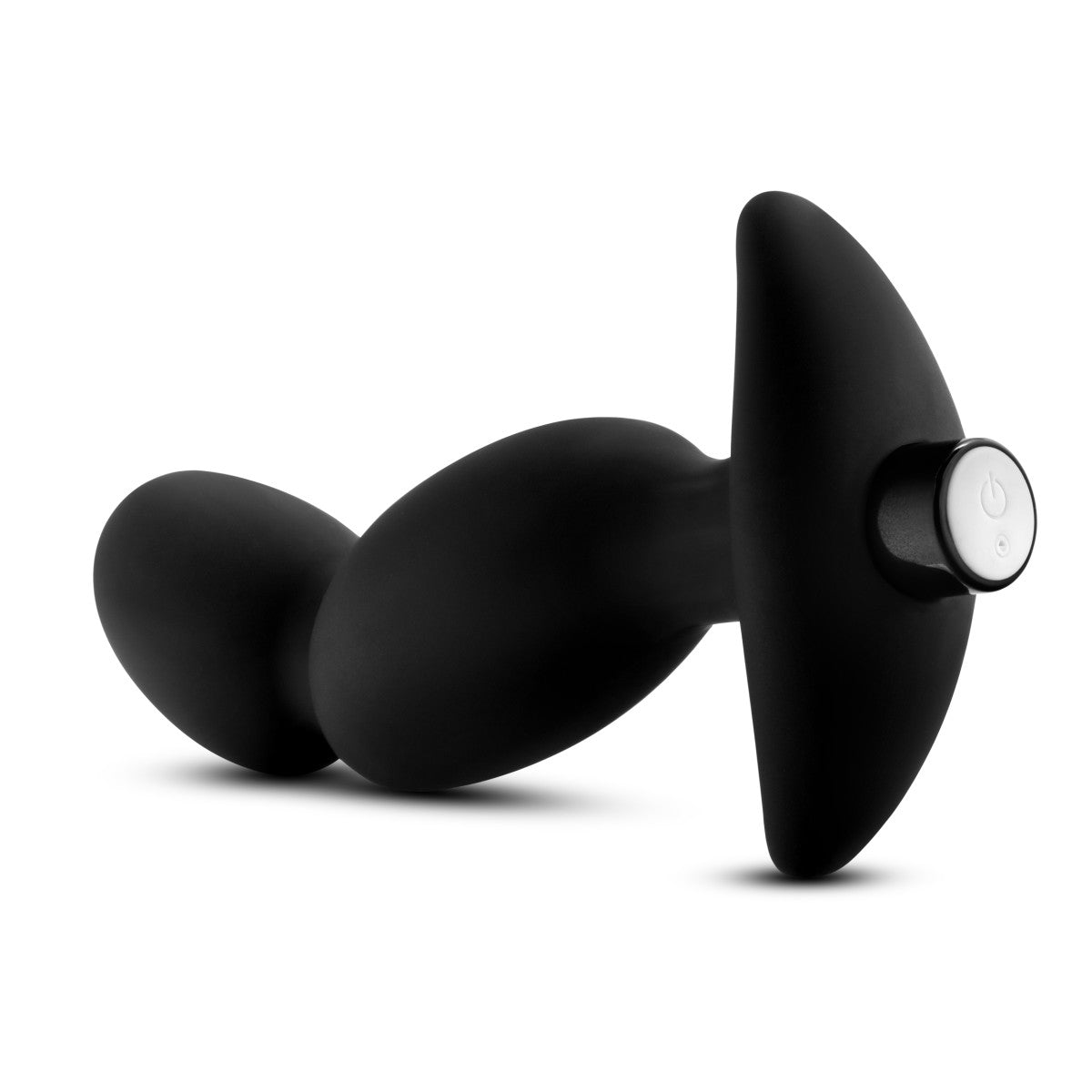 Anal Adventures Platinum - Silicone Vibrating Prostate Massager 04 - Black