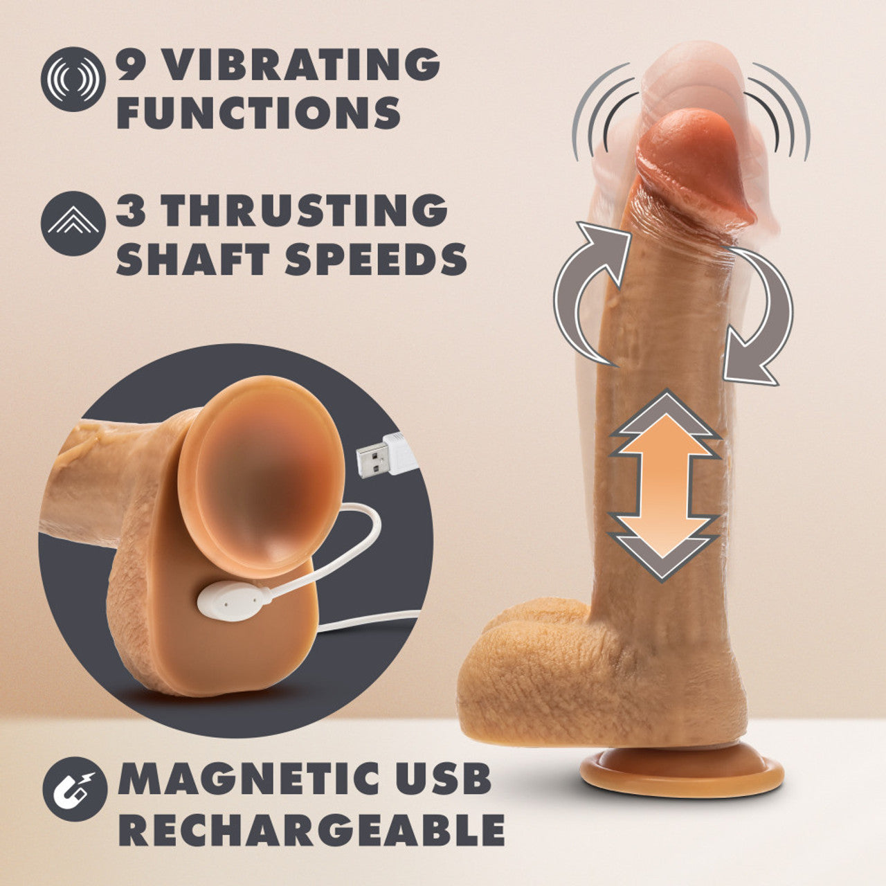 Dr. Skin Silicone - Dr. Phillips - 8.5 Inch Thrusting Dildo The Love Store Online Dr. Skin Silicone - Dr. Phillips - 8.5 Inch Thrusting Dildo The Love Store Online