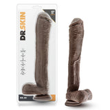 Dr. Skin - Mr. Ed 13in Dildo with Suction Cup - Chocolate