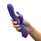 Harper 8.75 Inch G Spot Clitoral Dual Stimulation Silicone Rabbit