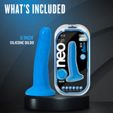 Neo Elite - 6 in Silicone Dual Density Dildo