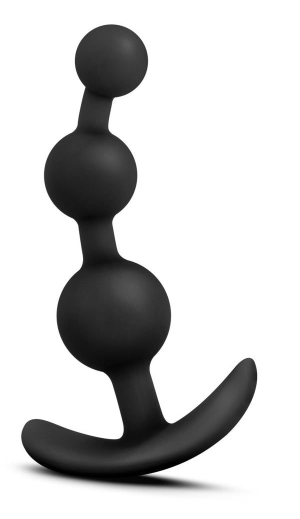 Anal Adventures - Platinum - Small Anal Beads - Black