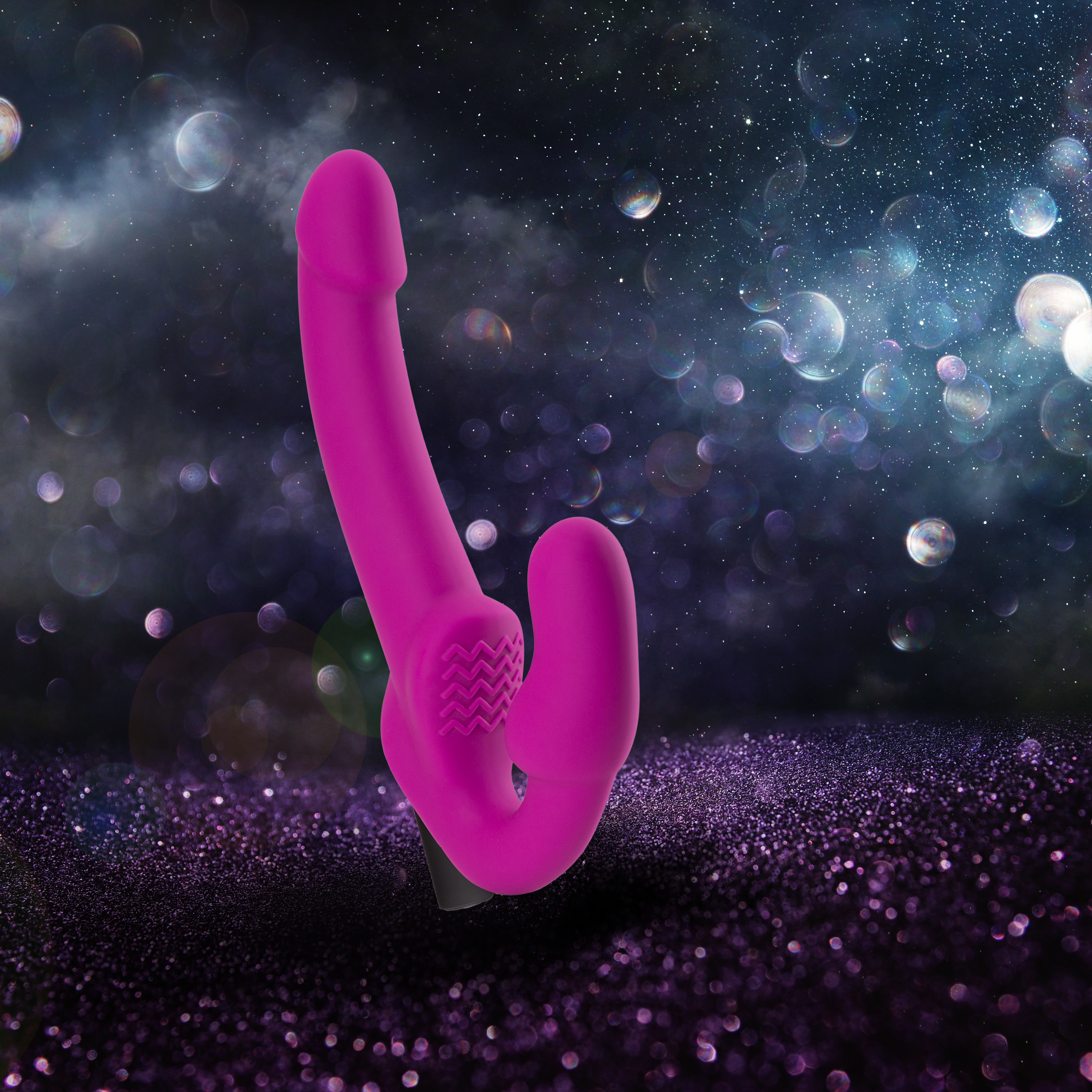 Temptasia - Estella - Strapless Silicone Dong - Pink
