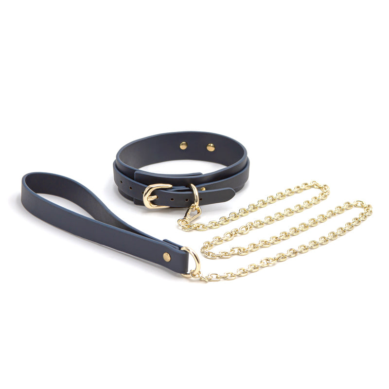 Bondage Couture Vinyl Collar and Leash