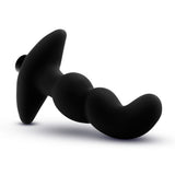 Anal Adventures Platinum - Silicone Vibrating Prostate Massager 03 - Black
