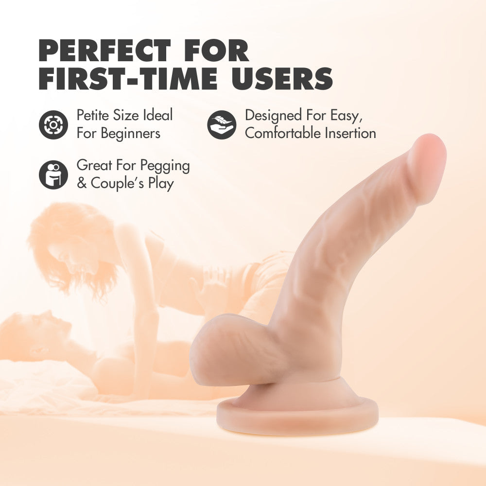 Dr. Skin - 4 in Mini Cock - Beige
