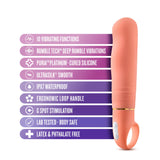 Aria Smokin' AF G-Spot Coral 6-Inch Loop Handle Vibrator