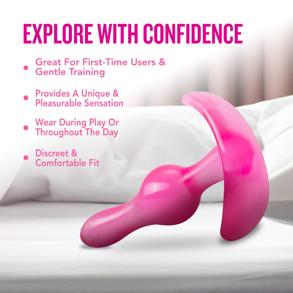 B Yours - Curvy Anal Plug - Pink