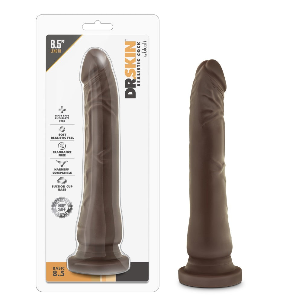 Dr. Skin - Basic - 8.5 Dildo - Chocolate