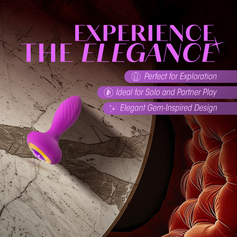 Oh My Gem Charm Rechargeable Silicone Anal Plug