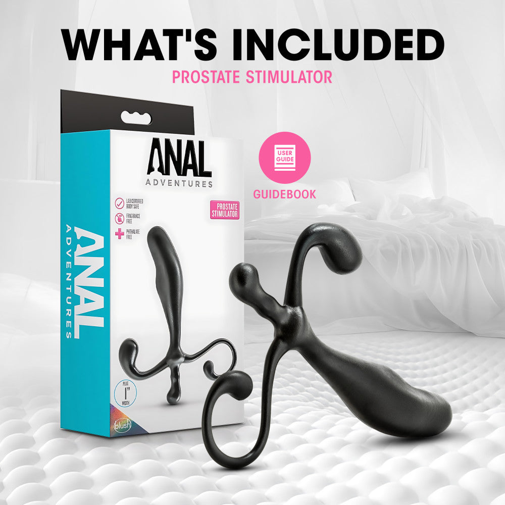 Anal Adventures - Prostate Stimulator - Black