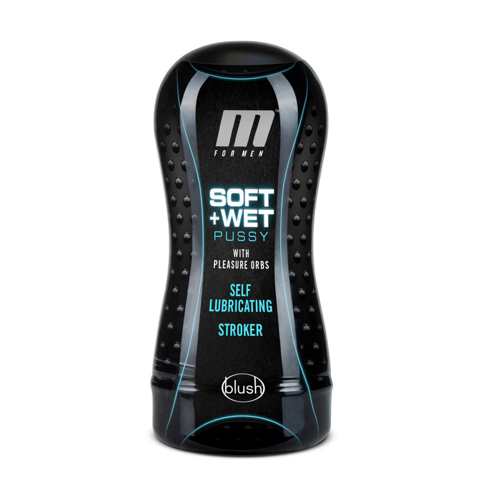 M for Men - Soft and Wet - Pussy with Pleasure Orbs - Self Lubricating Stroker Cup - Vanilla