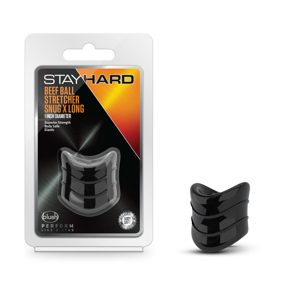 Stay Hard - Beef Ball Stretcher - 1.5 Inch Diameter - Black