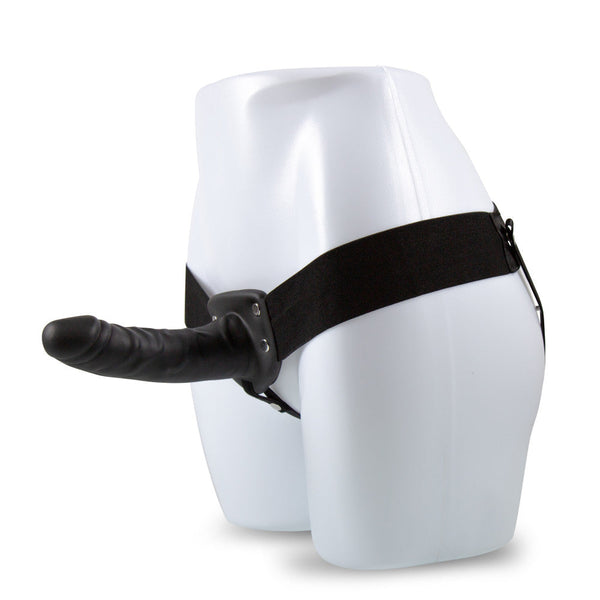 Dr. Skin - 6in Hollow Strap On - Black