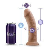 Au Naturel - 8 in Dildo with Suction Cup