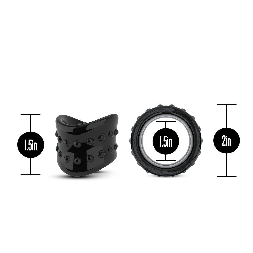 Stay Hard - Beef Ball Stretcher Snug - 1 Inch Diameter - Black