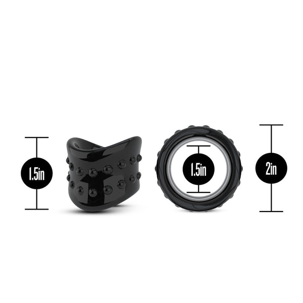 Stay Hard - Beef Ball Stretcher Snug - 1 Inch Diameter - Black